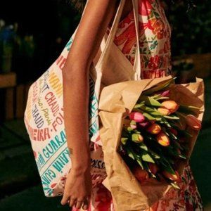 [NEW] Rare Sezane x Farm Rio Large Tote Bag
